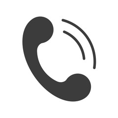 Phone vector icon in modern flat style isolated. Phone can support is good for your web design.