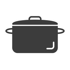 Pot vector icon in modern flat style isolated. Pot can support is good for your web design.