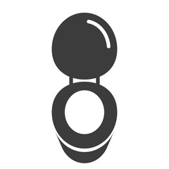 Toilet vector icon in modern flat style isolated. Toilet can support is good for your web design.