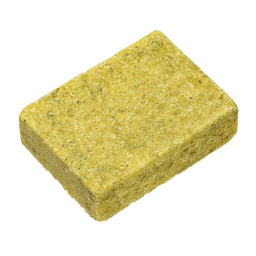 Bouillon or stock cube isolated