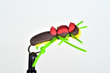 Foam Grasshopper trout imitation
