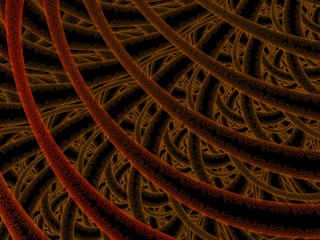 Abstract Background Image, Graphic Illustration Artistic Resource, Lines and Symmetrical Patterns, Glowing Neon Colors. Colorful Repeating Patterns, Modern Fractal Digital Art.