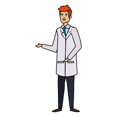 professional doctor avatar character