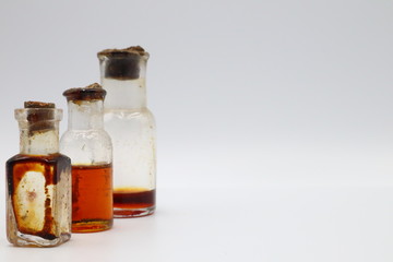 Antique Medicine Bottles, 1800s Victorian Era