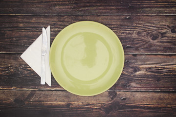 Setting table for one person