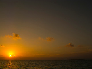 Sea at sunset