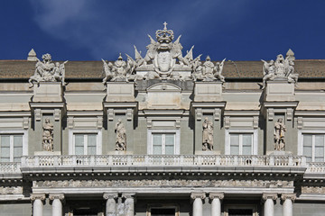 il balcone del Palazzo Ducale a Genova