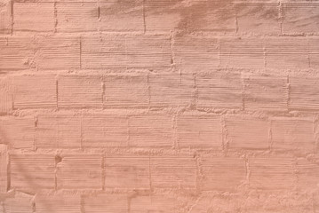 Roughcast on brick wall pattern texture background