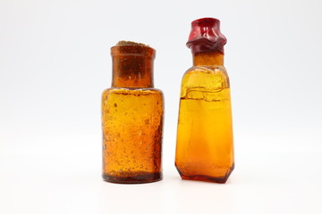 Antique Medicine Bottles, 1800s Victorian Era