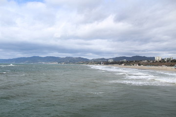 Fototapeta na wymiar Santa Monica Beach