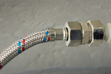 Flexible hose in water supply system