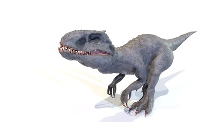 indominus rex walk of backgorund, 3d render