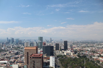 Fototapeta na wymiar Mexico City from Above