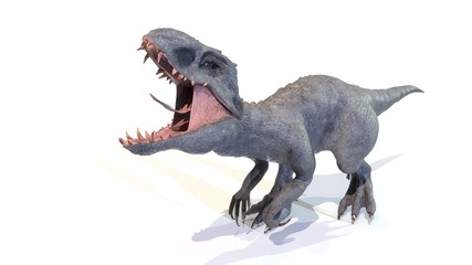 indominus rex walk of backgorund, 3d render