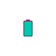 Battery icon design. Essential icon vector design