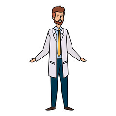 professional doctor avatar character