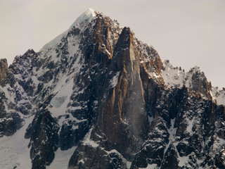 Les Drus and Aiguille Verte