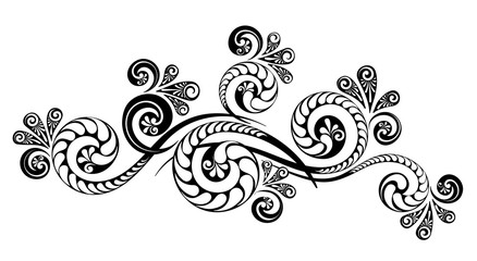 Vintage decorative calligraphic element