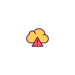 Cloud Computing icon design. Essential icon vector design