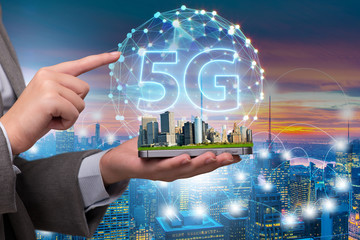 5g concept of internet connection technology