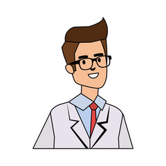 professional doctor avatar character