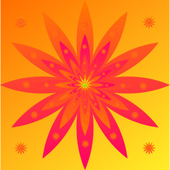 Color geometric pattern. Multicolored gradient abstraction with bright polygon. Minimal graphic background with simple shape and figure.