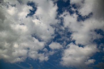 Sky / blue sky background with clouds / Sky with clouds