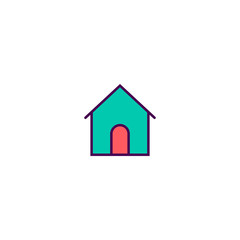 Home icon design. Essential icon vector design