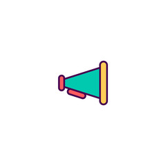 Megaphone icon design. Essential icon vector design