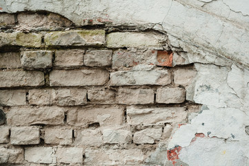 Texture stone wall background close-up