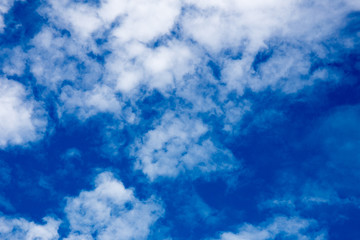 blue sky with clouds