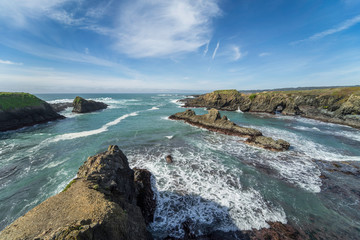 Road Trip Exploring the North Coast of California on Hwy 1 heading to Mendocino and Fort Bragg from San Francisco