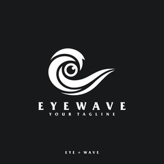 eyewave logo design.