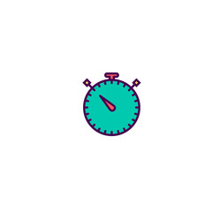 Stopwatch icon design. Essential icon vector design