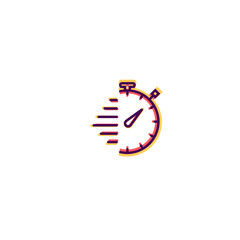 Stopwatch icon design. Essential icon vector design