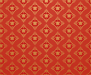 Royal wallpaper vintage style for your design vector graphics