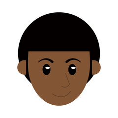 Man smiling face cartoon