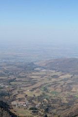 Fototapeta premium aerial view of the mountains