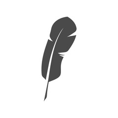 Feather symbol or sign.