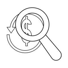 dollar exchange magnifier