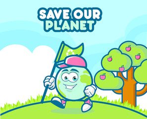 Save earth fun character designs