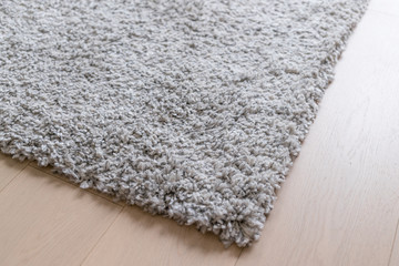 Grey carpet on floor