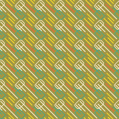 Modern colorful layered geometrical seamless pattern tile with rectangles and diagonal lines in a cool futuristic design for surface design templates, textile, fabric, wallpaper, backdrop, backgrounds