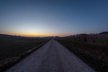 Landschaftsaufnahme Ansfelden in Oberösterreich / Österreich