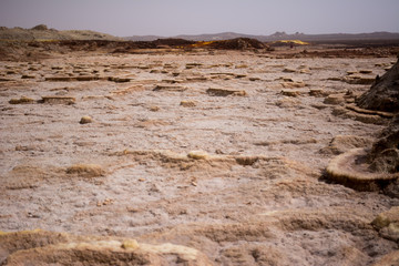 Fototapeta na wymiar Landscape in Danakil