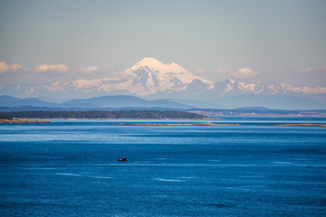 views from Ogden Point cruise ship terminal in Victoria BC.Canada