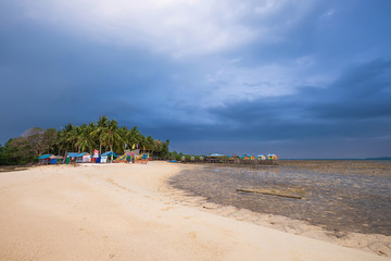 Wonderful beach  at  batam bintan indonesia