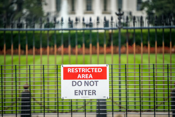 At The White House in Washington DC