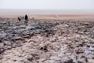 Landsacpe in Danakil