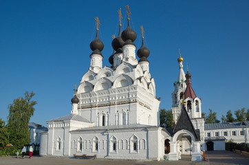 Holy Trinity convent in Murom, Vladimir region, Russia. Cathedral of The Trinity